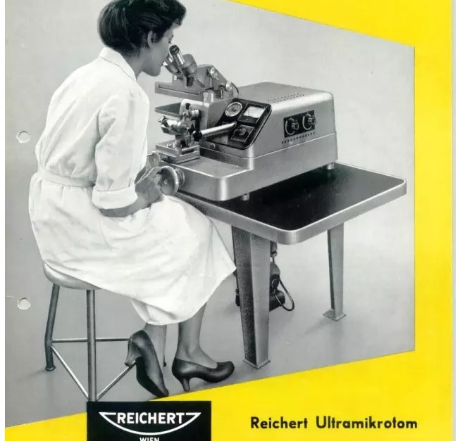 OmU1，來(lái)自于Reichert公司的第一臺(tái)超薄切片機(jī)（1957/58）